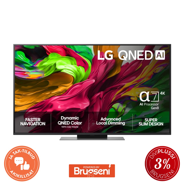 LG 55” 4K QNED TV 55QNED81A6A