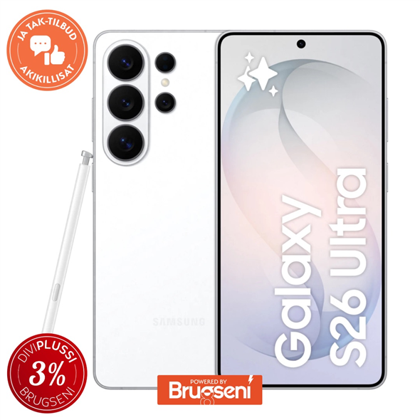 Samsung S26 Ultra 256 GB hvid