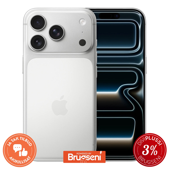 iPhone 17 Pro Max 256 GB sølv